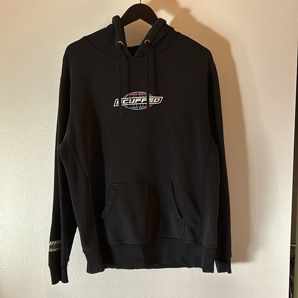 Scuffed Worldwide Hoodie: size Large- Misfits Network
